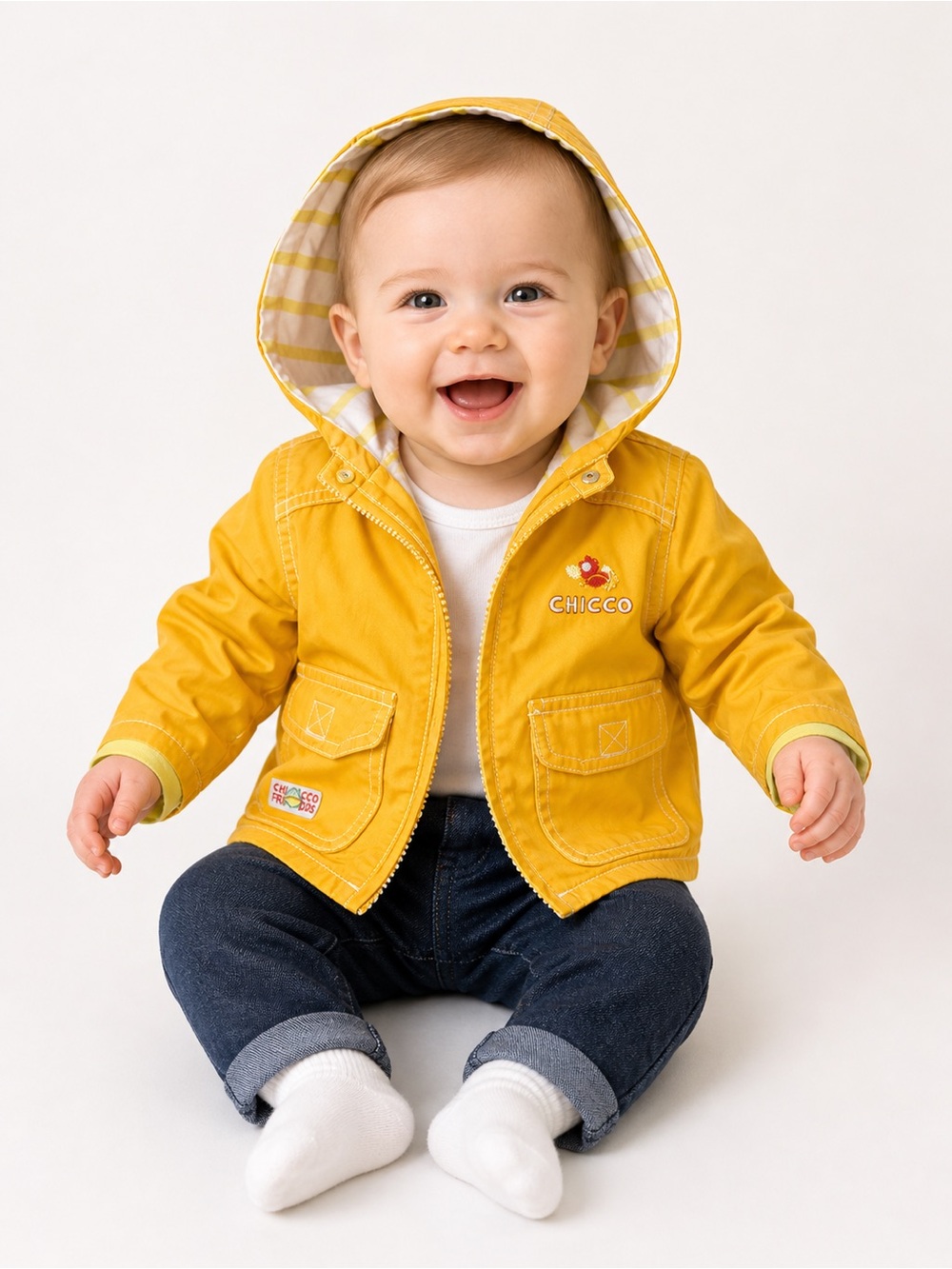 Baby jacket (Chicco) 68 / 9M → fits around 6–9 months
